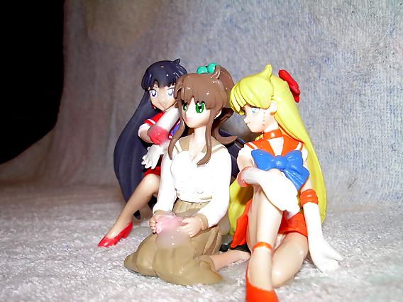 8P Yellow Towel - Sailor Scout Threesome