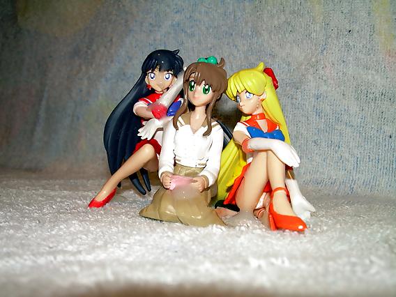 8P Yellow Towel - Sailor Scout Threesome