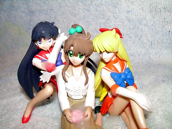 8P Yellow Towel - Sailor Scout Threesome
