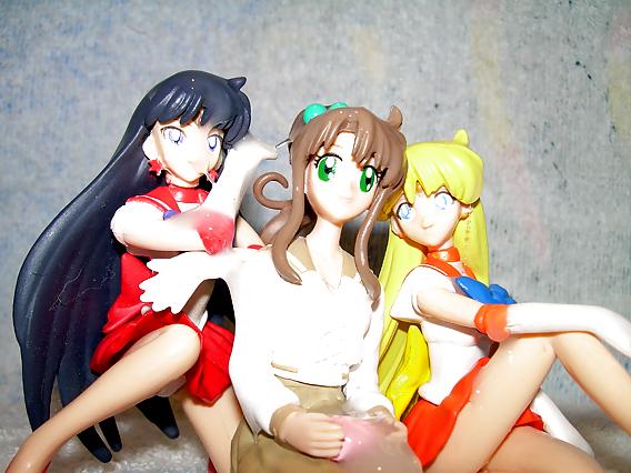 8P Yellow Towel - Sailor Scout Threesome