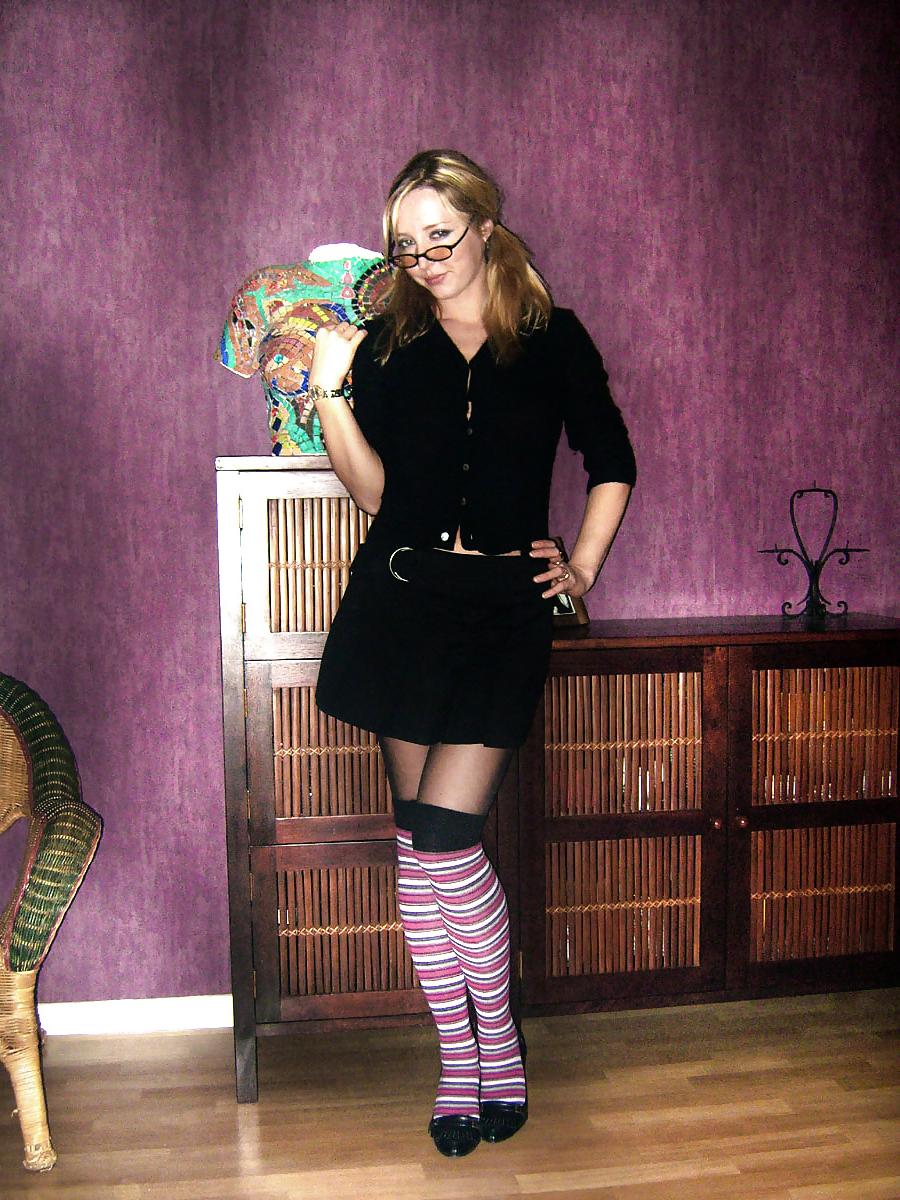 25P Mega rothaarige geile Nylon-MILF - Part 4
