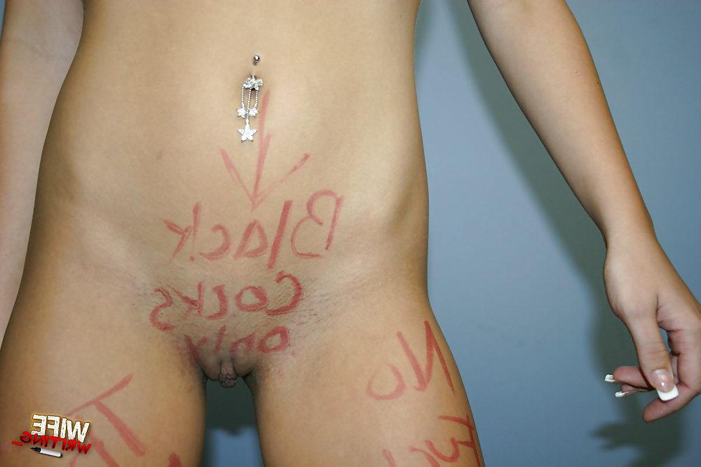 25P White wife writing