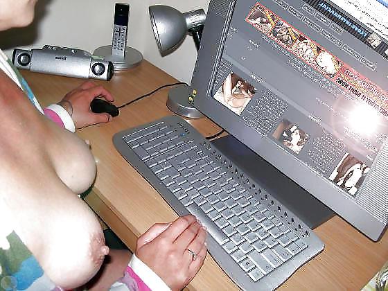 20P White Girls watching Interracial Porn