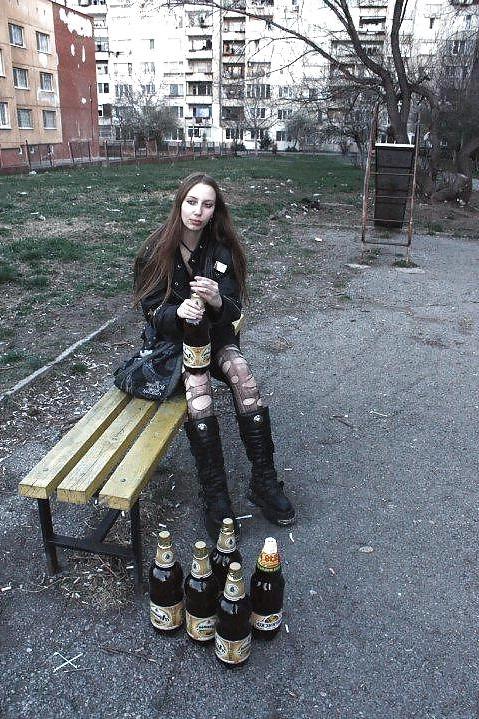 21P Bulgarian Goth Girls