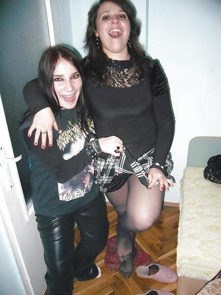 21P Bulgarian Goth Girls