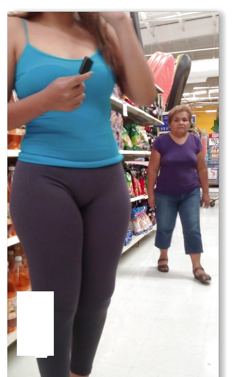 12P Latina mound and ass in tights 
