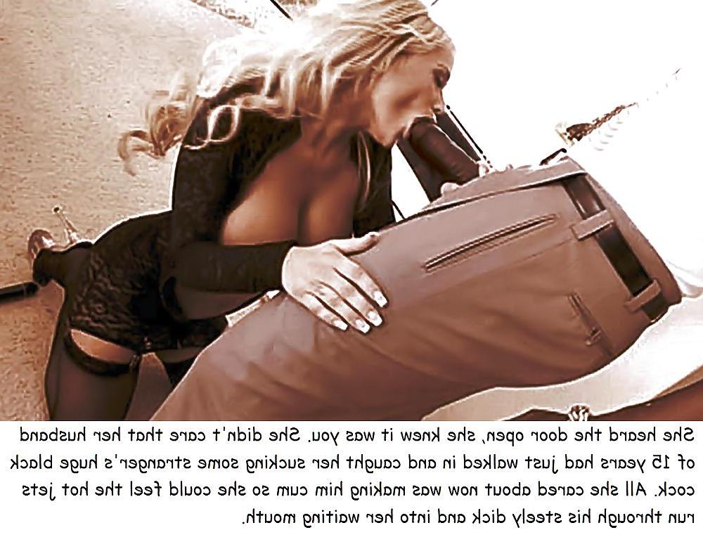 5P Captioned Interracial Slut Wife 2