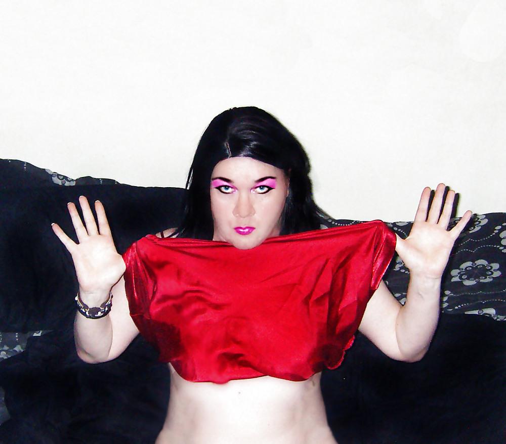 20P Red Satin