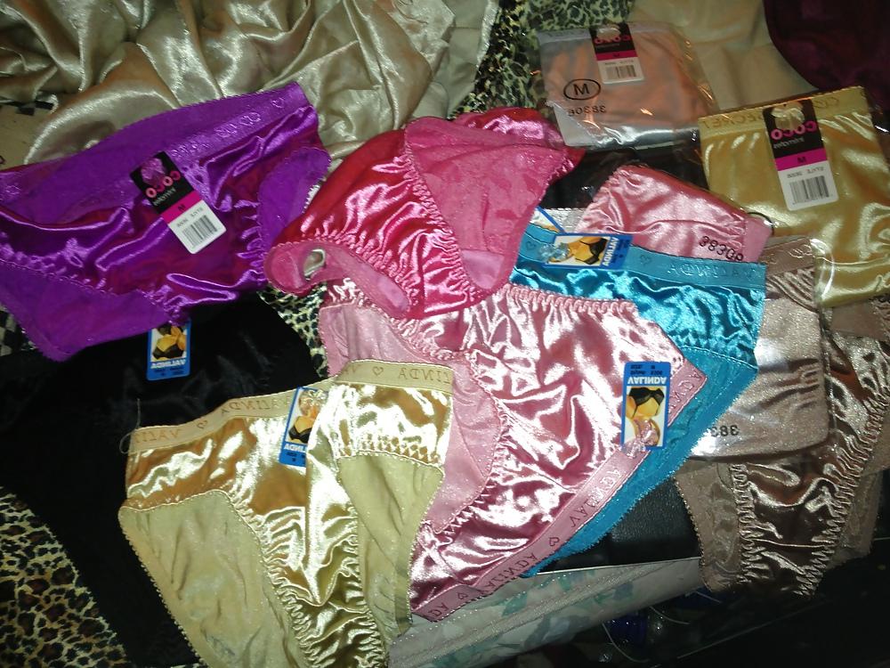 18P Wifes satin panties