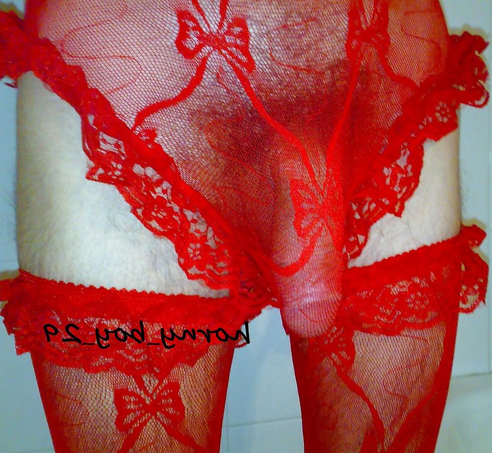 8P Red Fishnet!