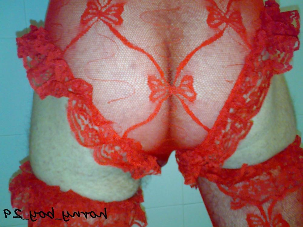 8P Red Fishnet!