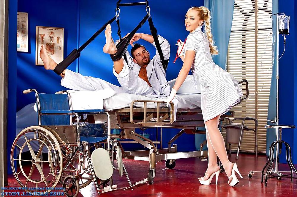 12P Stockings nurse having sex