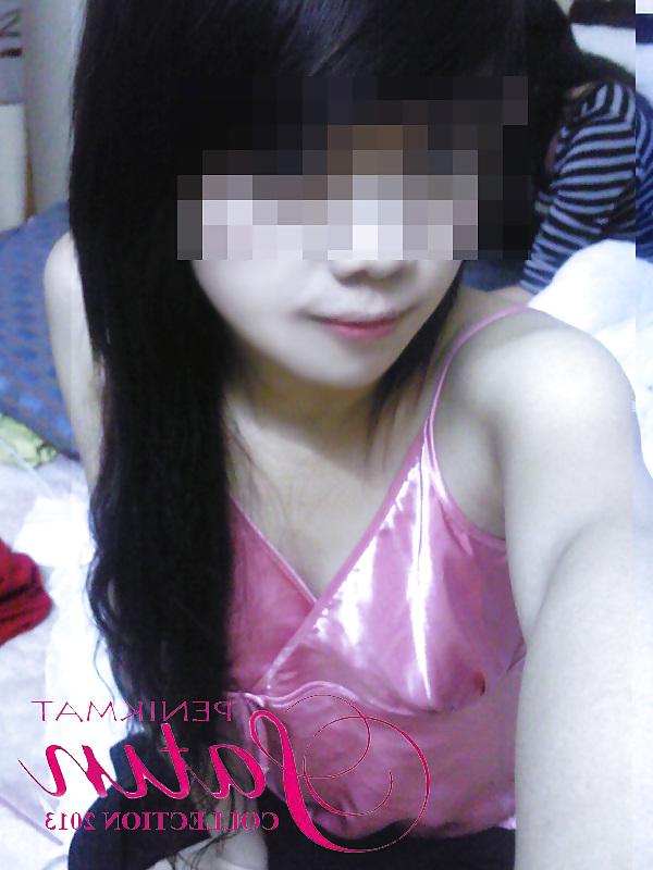 9P Sexy woman dressed in satin