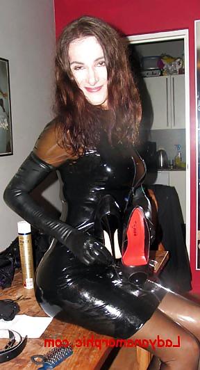 6P Latex Rubber & High Heels
