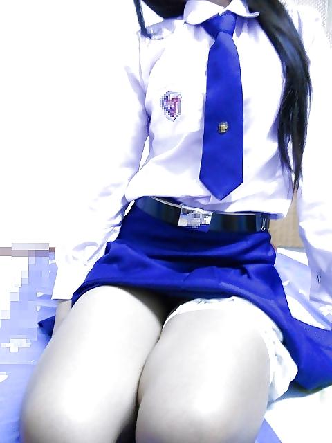 22P My crossdress in student hi school