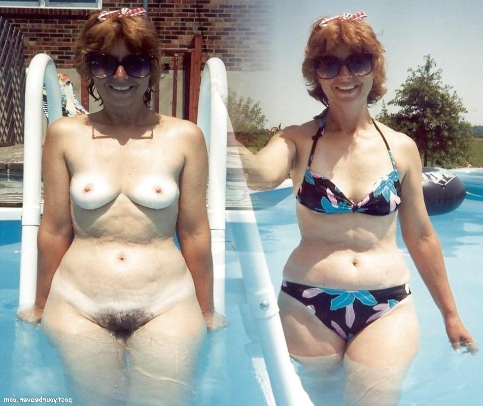 25P Dressed - Undressed Hairy Women