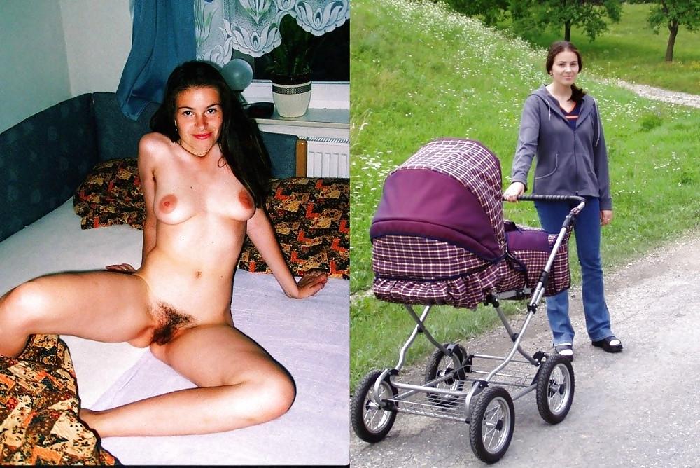 25P Dressed - Undressed Hairy Women
