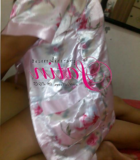 8P Kimono satin pink
