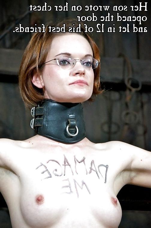 25P Used submissive mom captions