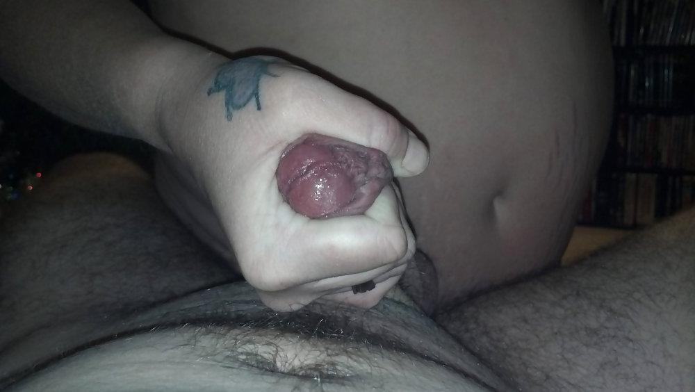 9P Pulling on my cock