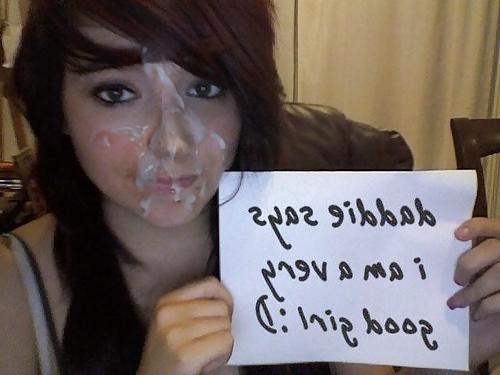 25P Bukkake faces 13
