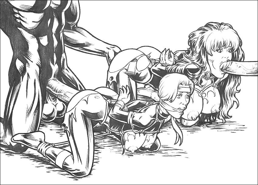 25P 0123-  BDSM Hentai Toons - Bondage