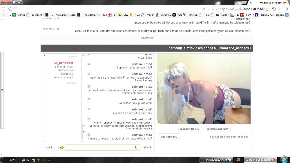 12P Session webcam en chienne