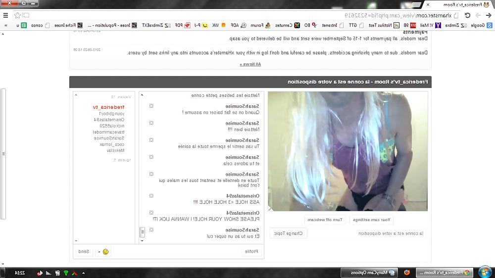 12P Session webcam en chienne