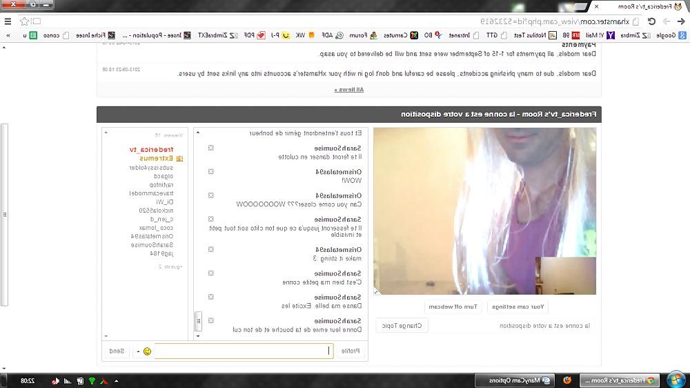 12P Session webcam en chienne