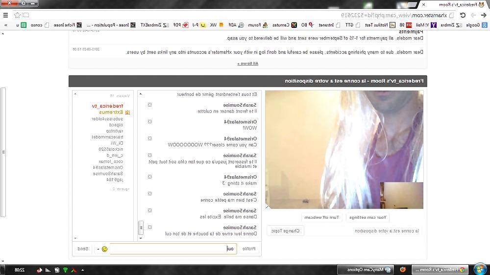 12P Session webcam en chienne