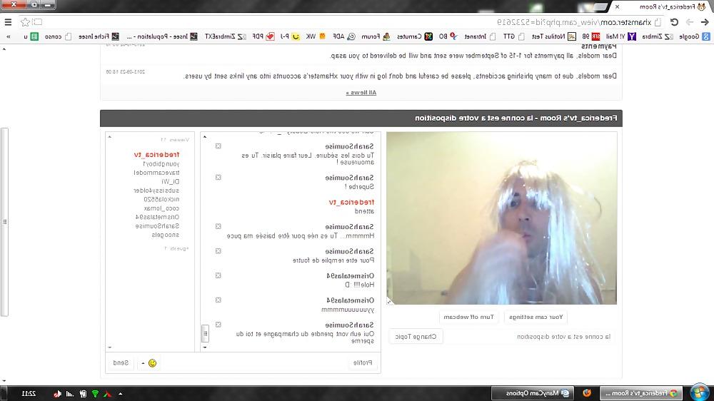 12P Session webcam en chienne