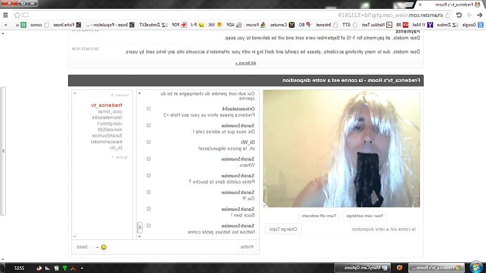 12P Session webcam en chienne