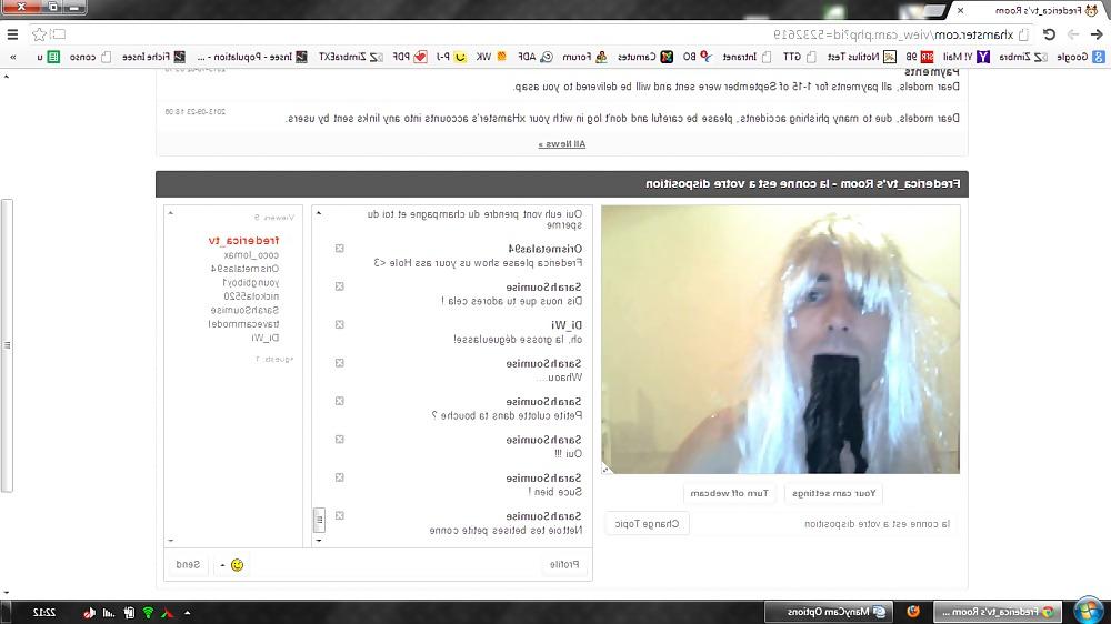 12P Session webcam en chienne
