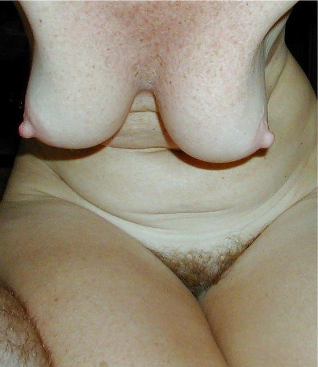 21P Electron11's UNUSUAL BREASTS! Small Saggy Hairy Lovely! 