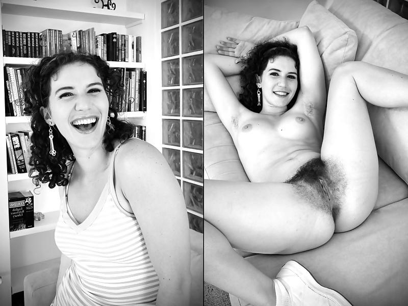 25P Hairy Dressed and Undressed Black and White (Camaster)