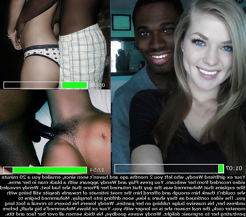 5P Interracial Caps Young White Women Going Black