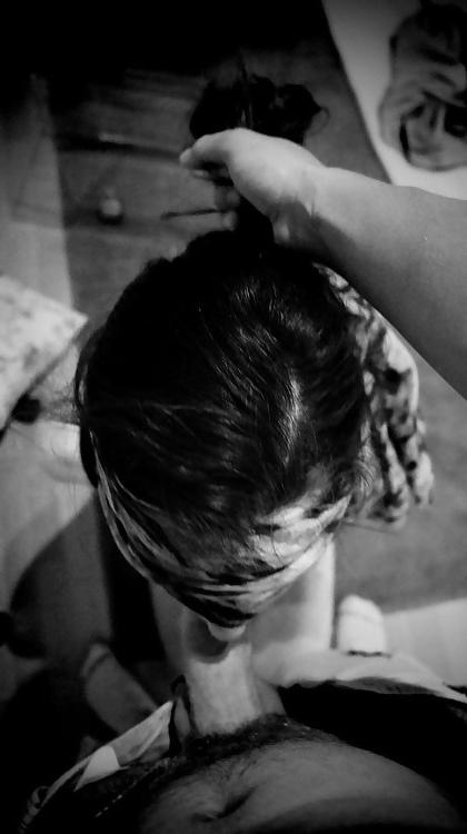 25P Black and White 992! (Blowjob)