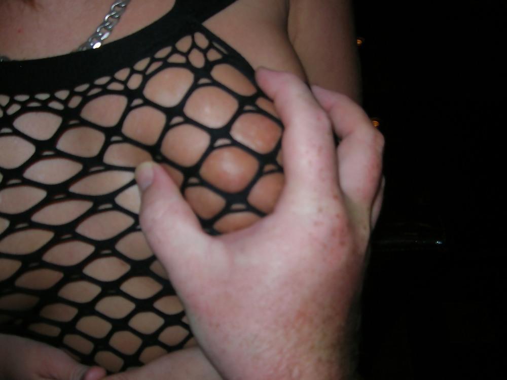 15P Black fishnet outfit 