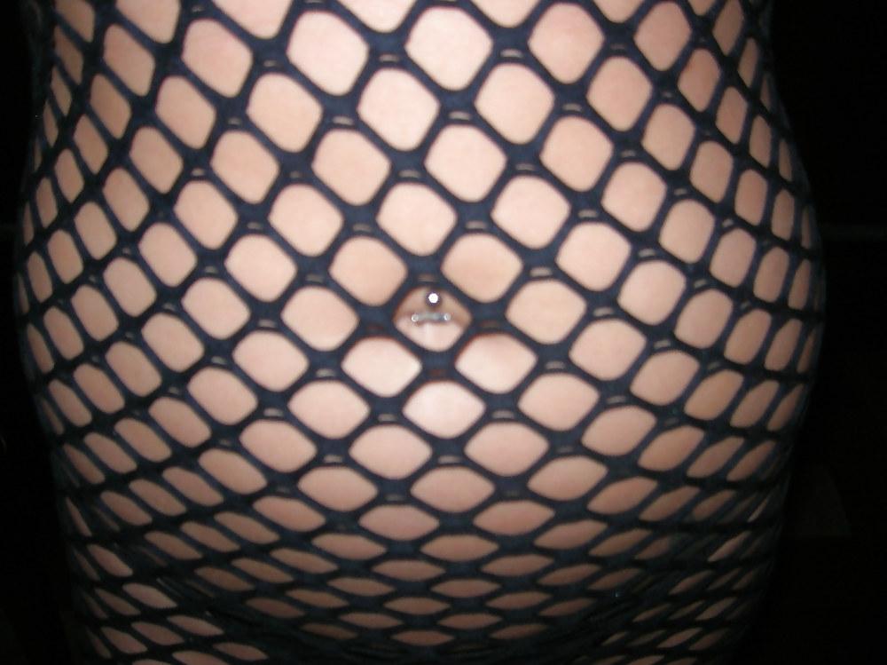15P Black fishnet outfit 