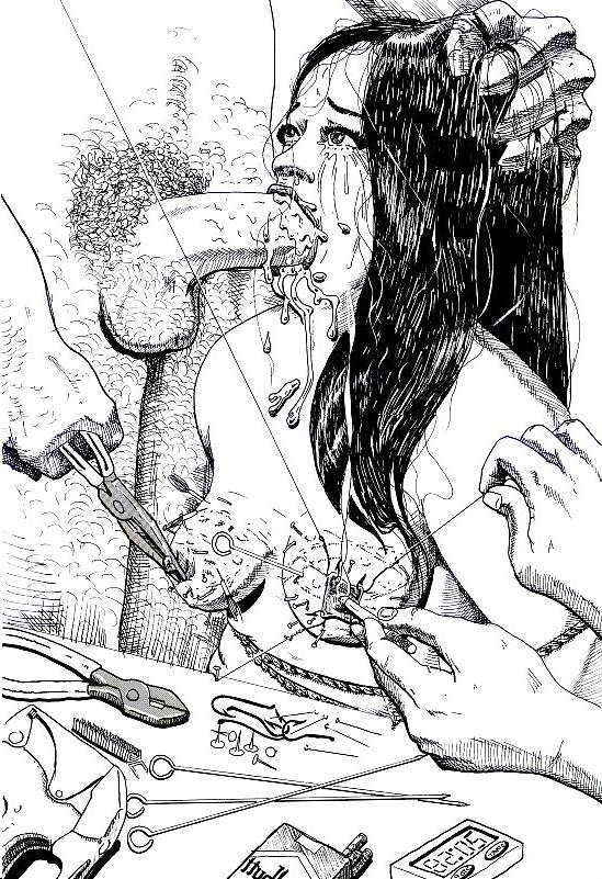 25P Cartoons oder Zeichnungen BDSM 5