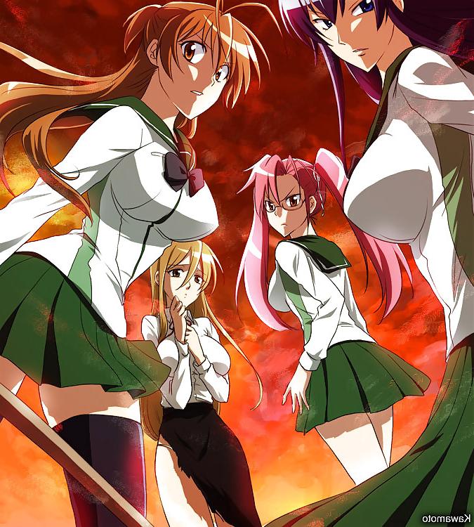17P Girls of the High School of the Dead