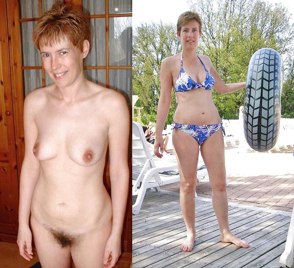 25P Dressed - Undressed Hairy Women Part 2