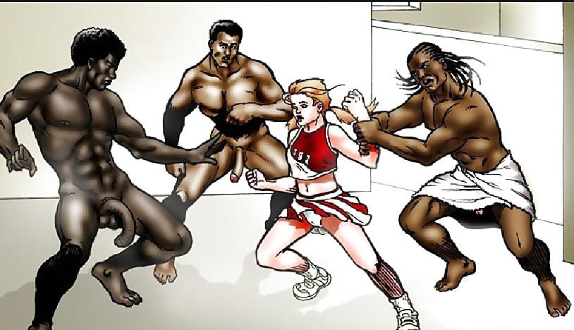 25P Interracial Cartoons