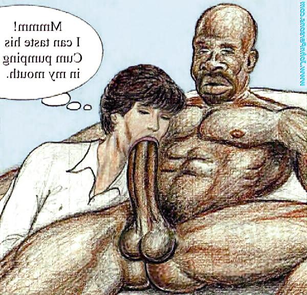 25P Interracial Cartoons