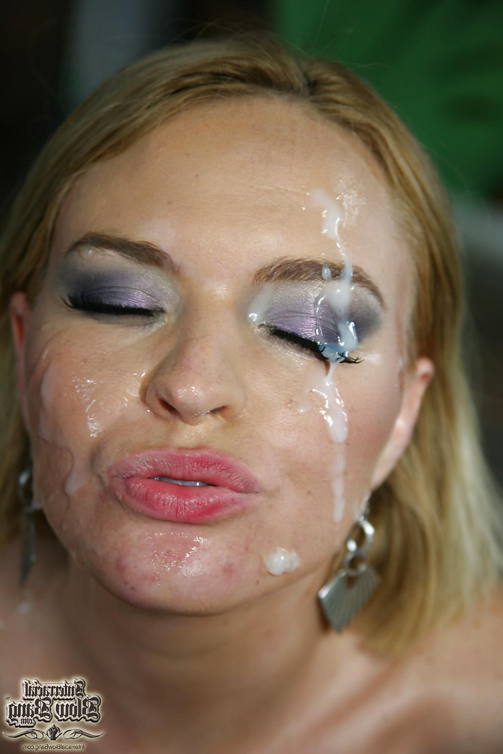 25P Chrissy Hines Bukkake