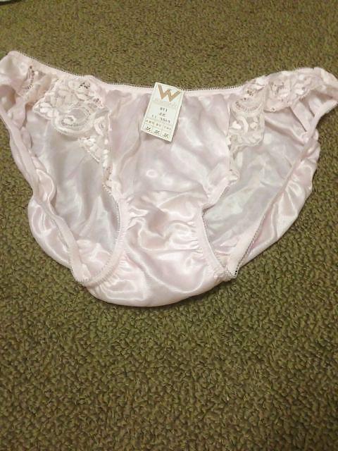 24P New satin panties and lingerie