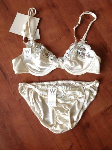 24P New satin panties and lingerie