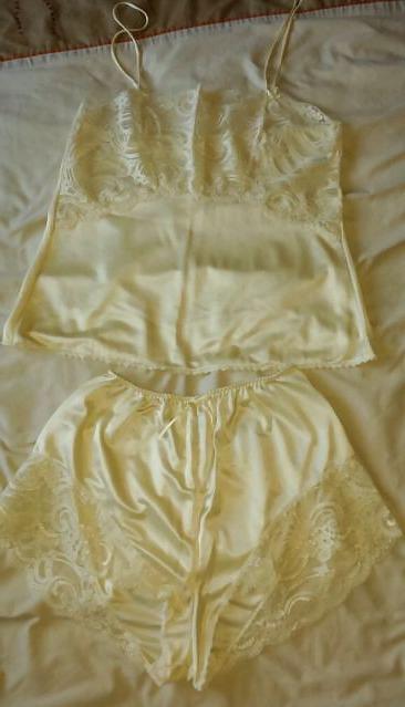 24P New satin panties and lingerie