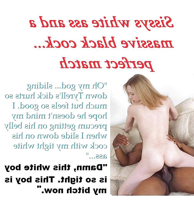 15P Interracial Captions: BBC's training their Sissys 5