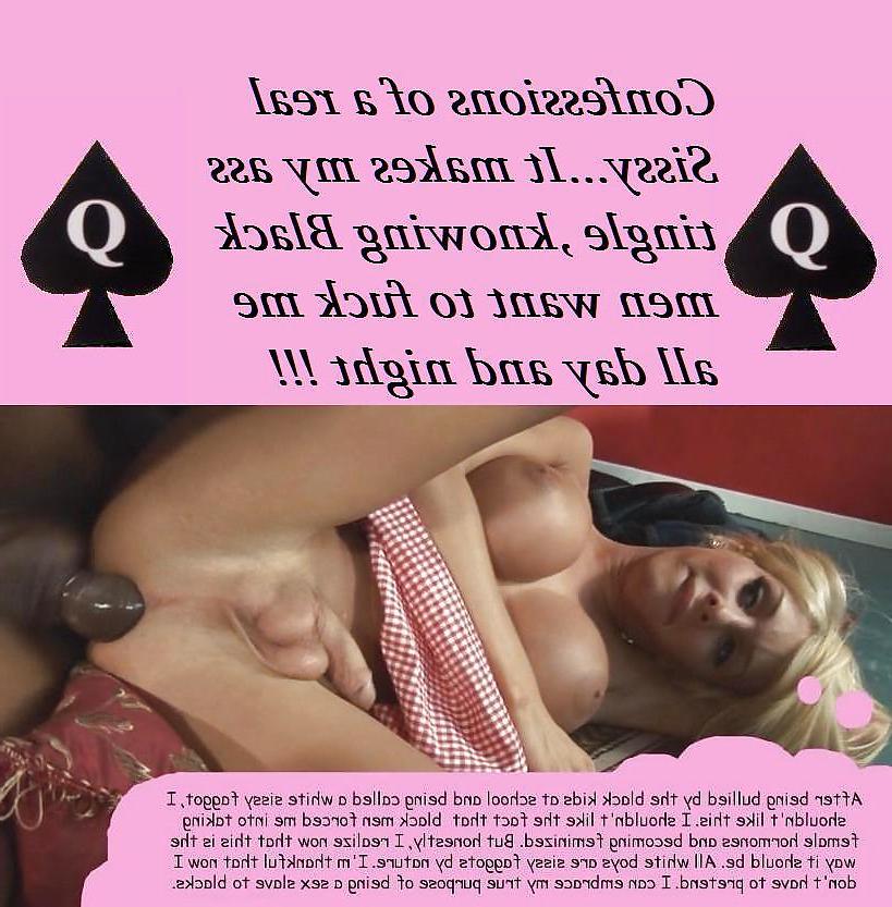 15P Interracial Captions: BBC's training their Sissys 5